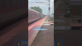 🔥Gitanjali Express Train speed 🔥 [upl. by Eirrem]