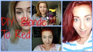 DIY Blond to Red Results and Review Olia 66 [upl. by Allemac]