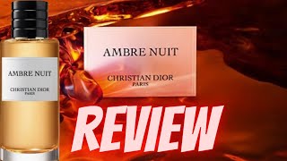 Christian Dior Privee  Ambre Nuit  Fragrance Review [upl. by Aehc]