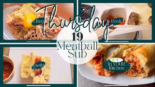 Meatball Sub  Dinner Demo  Video 19  Week 04 [upl. by Hendren]