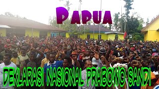 RAKYAT PAPUA DUKUNG PRABOWO SANDI [upl. by Zetnod]