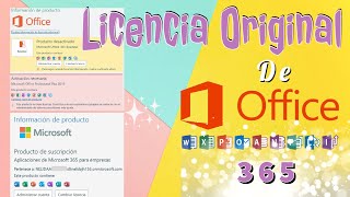 👉COMO DESCARGAR Y ACTIVAR OFFICE 365 CON LICENCIA ORIGINAL 😱 GRATIS 2022 ✨🌟💫 [upl. by Ahsekim319]