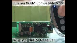 SOMMER 4020 amp 4026 868MHz compatible remote control [upl. by Fidelia]