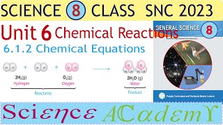 General Science Grade 8 SNC 2023 Punjab board Unit 6 Lecture 1  Chemical Reactions [upl. by Bibi]