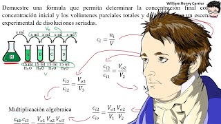 𝐃𝐞𝐦𝐨𝐬𝐭𝐫𝐚𝐫 un 𝐭𝐞𝐨𝐫𝐞𝐦𝐚 para calcular la 𝐜𝐨𝐧𝐜𝐞𝐧𝐭𝐫𝐚𝐜𝐢ó𝐧 𝐟𝐢𝐧𝐚𝐥 en 𝐝𝐢𝐥𝐮𝐜𝐢𝐨𝐧𝐞𝐬 𝐬𝐞𝐫𝐢𝐚𝐝𝐚𝐬 [upl. by Hyacinth]