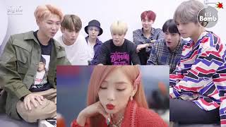 BTS Reaction to TAEYEON  Weekend MV [upl. by Ecinehs]