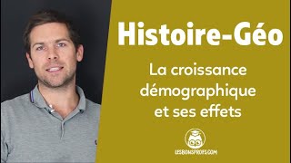 La croissance démographique et ses effets  HistoireGéographie  Cinquième  Les Bons Profs [upl. by Olly]