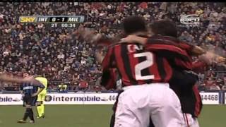 Kakas first goal with Milan against Inter 05102003 [upl. by Chip]