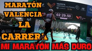 MARATÓN VALENCIA 2024 LA CARRERA MI MARATÓN MÁS DURO [upl. by Brent]