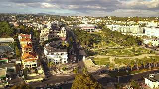 Aerial view  Casino Estoril  Portugal  Drone Footage [upl. by Cud]