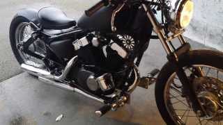 125 virago bobber wcb turn around [upl. by Reniar519]