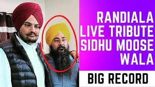 Randiala Live Tribute To Sidhu Moose Wala [upl. by Sheline]