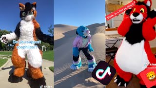 Fursuit amp Dino Mask TikToks  New Compilation 2 [upl. by Ardnossac]