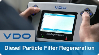 VDO Autodiagnos Check Diesel Particulate Filter Regeneration [upl. by Kaiser]