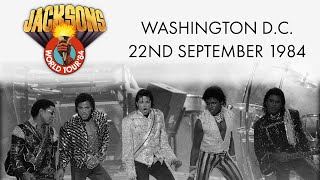 The Jacksons  Victory Tour Washington DC 22nd September 1984 [upl. by Nabala]