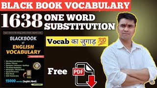 Black book of English vocabulary ows blackbookofenglishvocabulary  cgl2024 desipadhaku [upl. by Meean68]