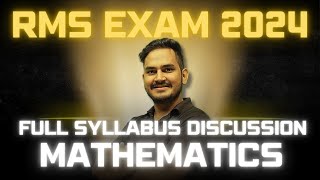 RMS EXAM 2024 MATHEMATICS – FULL SYLLABUS DISCUSSION rms2024 rmsclass9 rms [upl. by Kolva717]