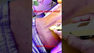 Muscle spasm treatment  Disc bulging L4 L5 and lumbar lordosis  Electro acupuncture acupuncture [upl. by Aenat]