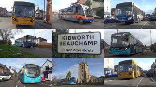 Bus Destination Kibworth Beauchamp March 2024 [upl. by Jessalyn904]