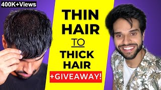 8 Thin Hair Tips  Hair Care amp Hairstyles  Hair Thinning Treatment  BeYourBest Grooming Hindi [upl. by Signe]