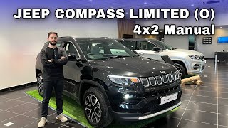 Jeep compass Limited O 4X2 Manual  demanding variant  Indepth review [upl. by Alyar38]