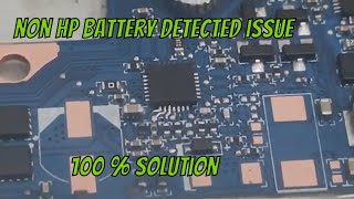 hp non hp battery issue solution in Tamil  chip level service [upl. by Buller533]