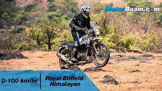 Royal Enfield Himalayan 0100 kmhr amp Top Speed  MotorBeam [upl. by Arela407]