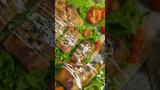 Gigantische CHIMICHANGA  🥰🥰 bestes Fingerfood vegan food diy shorts [upl. by Pillow883]