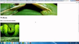 Deel 2 HTML CSS Tutorial Nederlands Dreamweaver CS55 Website Maken voor Beginners [upl. by Arabeila]