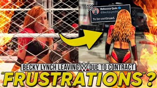 Becky Lynch Leaving WWE THIS WEEKEND Contract “Frustrations” amp Future Plans Revealed [upl. by Chladek]