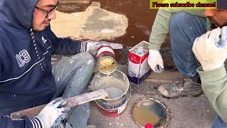 How to make floor Epoxy Solvent free Top Coating Paint [upl. by Hedvige471]