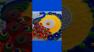 Simple Rangoli l simple diwali rangoli designs lrangolidesigns l viralshort rangoli shortvideo [upl. by Bondy615]