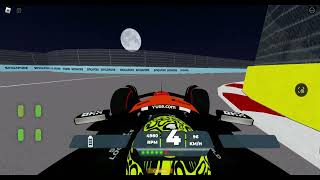 Lando Norris Pole Lap 2024 Singapore Grand Prix  RBLX F1 [upl. by Ahsinad]