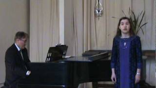 Madelaine sings Heidenröslein and Batti batti [upl. by Ayom]