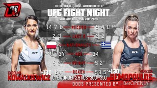 Karolina Kowalkiewicz vs Vanessa Demopoulos UFC Vegas 73 Fight Breakdown [upl. by Atirac]