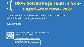 6 Quick Steps To Fix ‘Page Fault in NonPaged Area’ BSOD in Windows 10 [upl. by Mckee850]