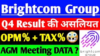 BCG share news Q4 RESULT की असलियत  BCG share latest news  Brightcom Group share latest news [upl. by Nesline]