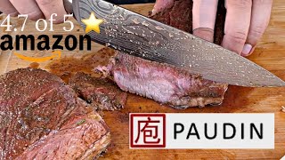 Amazon Reviews  Paudin 8inch Chef Knife Review paudinpaudinkniveskitchenknives [upl. by Cohette]