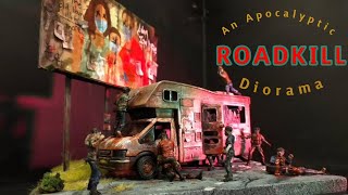 Roadkill  A zombie apocalypse diorama diorama diy [upl. by Bax5]