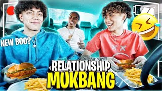 CRUSH REVEAL 👀 Relationship Mukbang [upl. by Ainak933]