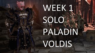 Lost Ark Week 1 Solo Paladin Voldis [upl. by Ocsinarf]