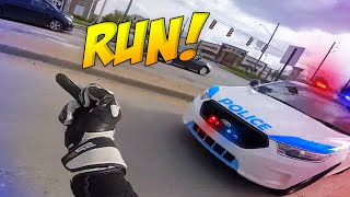 BIKERS VS COPS  Best Motorcycle Police Chase Compilation 2023 [upl. by Mercado]