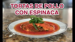 🍃 TORTITAS DE POLLO CON ESPINACA 🍃 [upl. by Hume472]