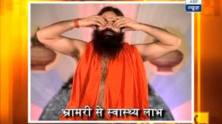 Baba Ramdevs Yog Yatra Pranayam to get cure from migraine pain [upl. by Tyika197]