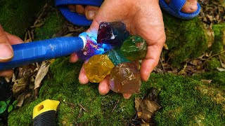 Citrine amethyst blue crystal green crystal wealth gifted by nature [upl. by Parrie159]