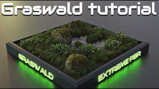 Blender  Grass tutorial  Graswald addon [upl. by Griff658]