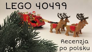 LEGO 40499 Sanie św Mikołaja Recenzja po polsku [upl. by Sirhc]