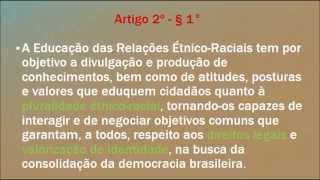 Educação das Relações ÉtnicoRaciais e Ensino de História e Cultura AfroBrasileira e Africana [upl. by Zadoc]