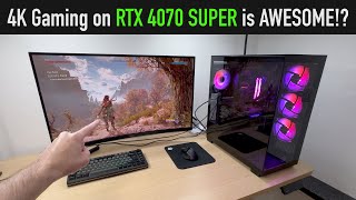 Heres what I think after 2 weeks of gaming at 4K on the RTX 4070 SUPER [upl. by Divod]