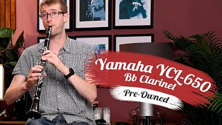 PreOwned  Yamaha YCL650 Bb Clarinet  101936 [upl. by Nossyla]